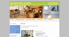 Desktop Screenshot of bmprocleaning.com
